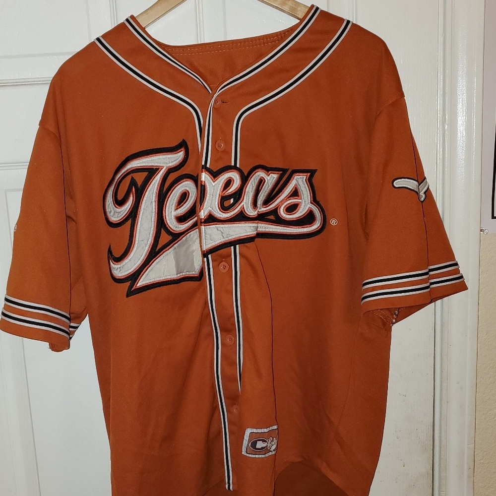 Colosseum athletics Texas Longhorns polyest Jersey
